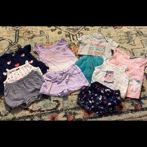 10PC summer 12mos outfit bundle